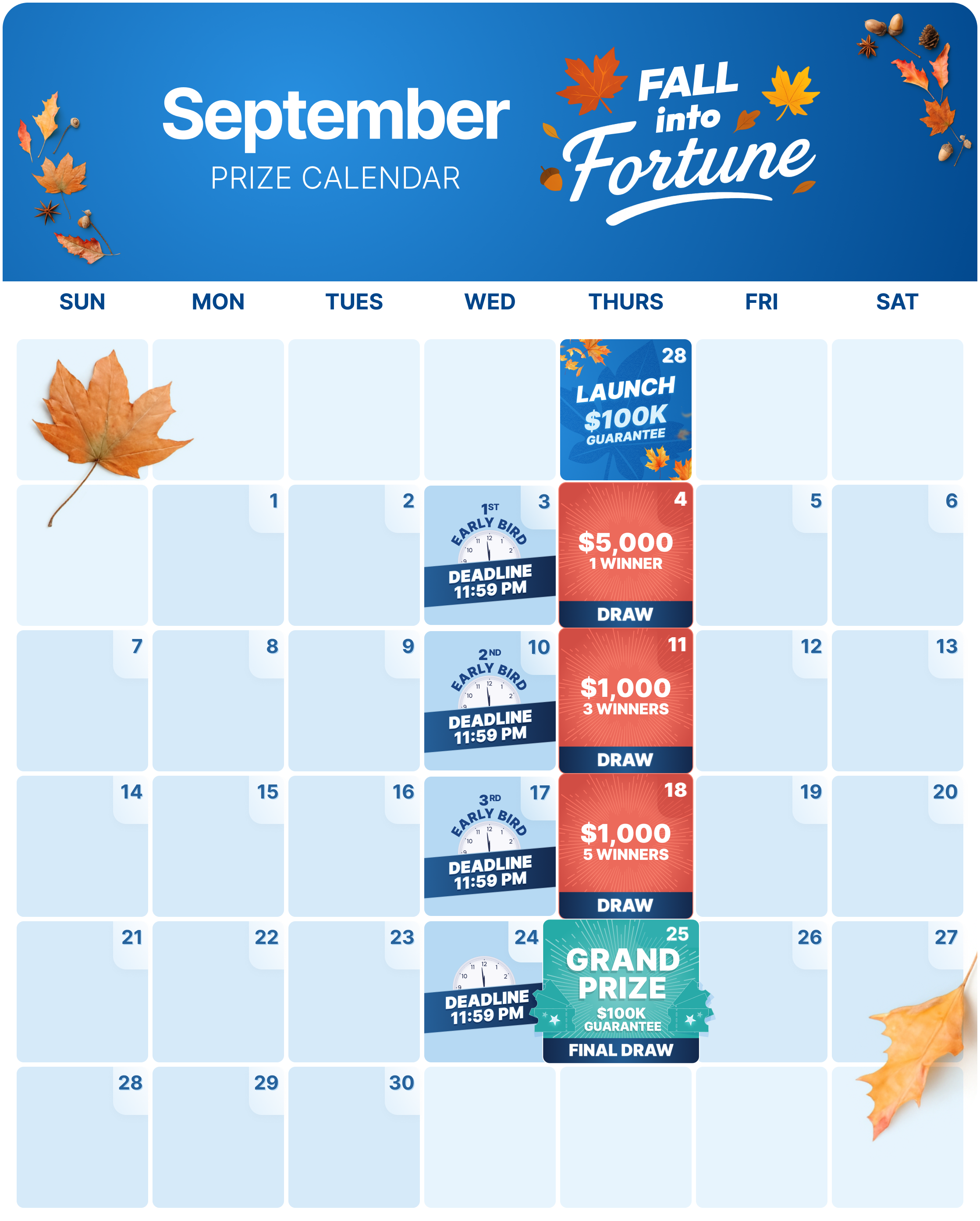 STP BC September 2025 calendar