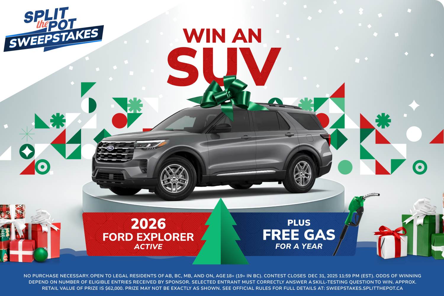 BC split the pot win an SUV