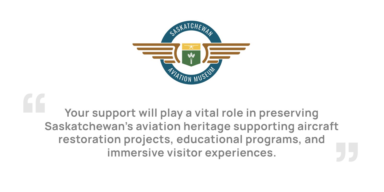 Sasketchewan Aviation Museum quote